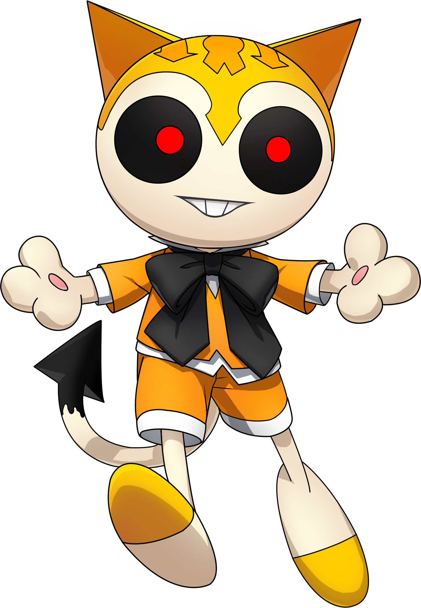 Brain Cat - X Blaze Kiri (1415x2040), Png Download