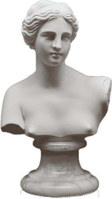 Venere Di Milo - Bust (1024x768), Png Download