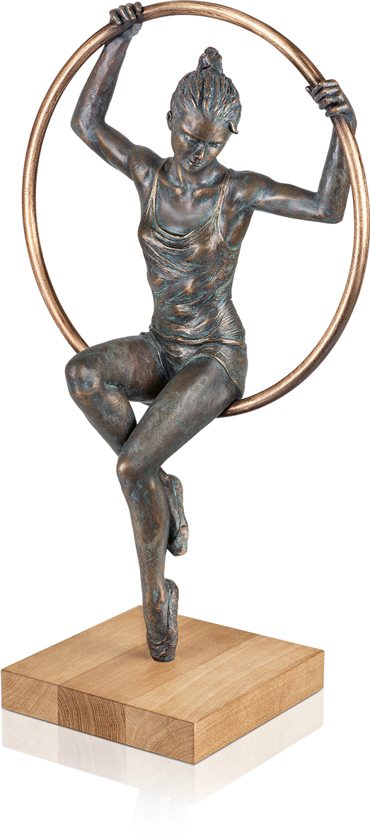 Al Cerchio - Statue (523x1180), Png Download
