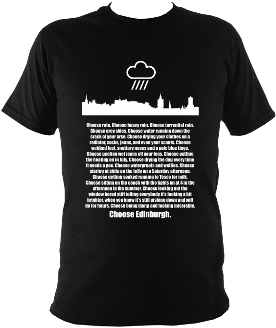 "choose Edinburgh" T-shirt - Papa And Granddaughter T Shirts (595x680), Png Download