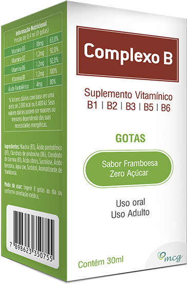 Complexo B Gotas 30ml - Signage (900x680), Png Download