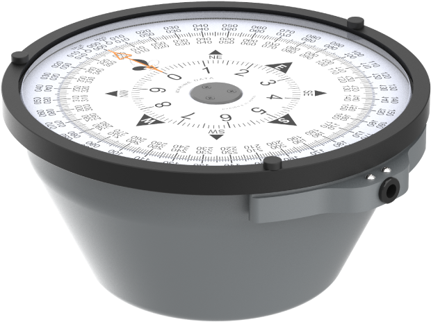 Md69br/bo Bearing Compass Repeater Bowl Only - Quartz Clock (800x600), Png Download