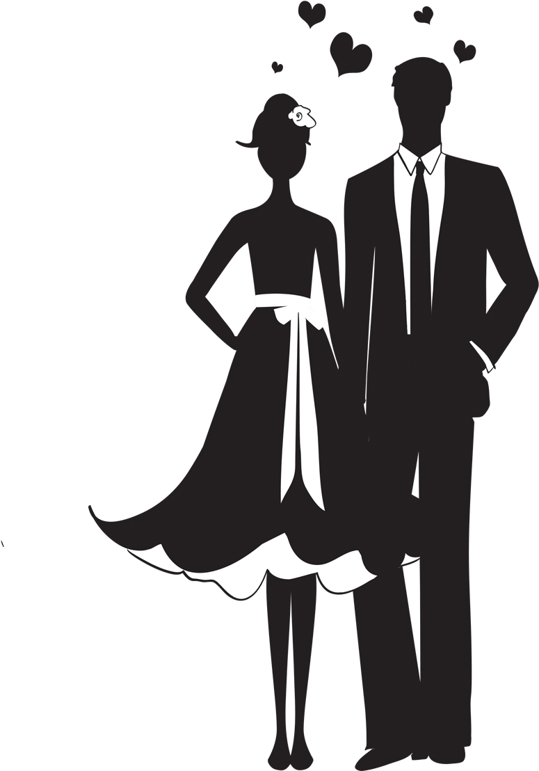 Touching, Talking, Holding Hands, Gazing Into One Another's - High School Prom Dress Illustrations (2100x1500), Png Download