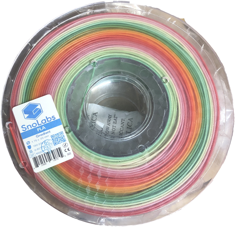 1 Kg Roll Of Gradient Pla - Circle (1280x1280), Png Download