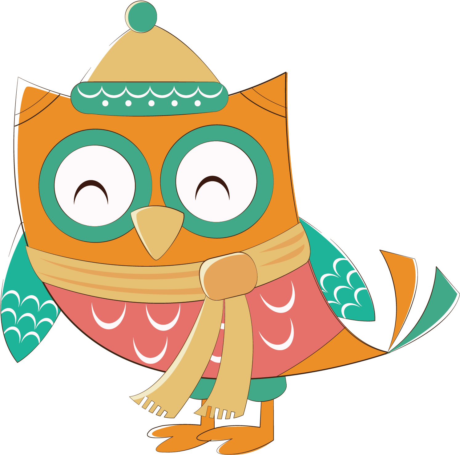 Full Size Of Owl Drawing Pencil Simple Cartoon - Drawing (1502x1475), Png Download