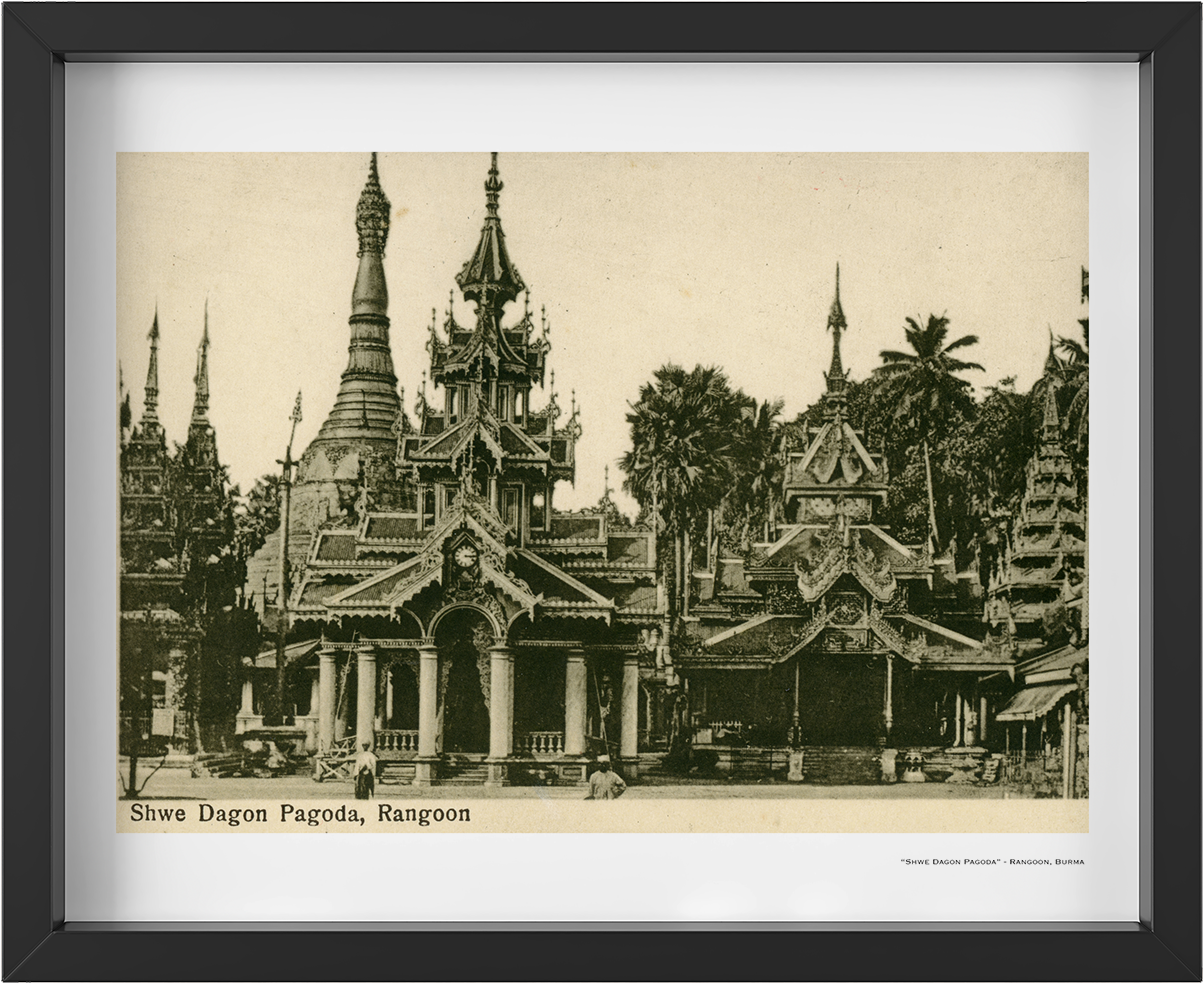 This Fine Art Print From A Vintage/ Antique Postcard - Picture Frame (1297x1076), Png Download