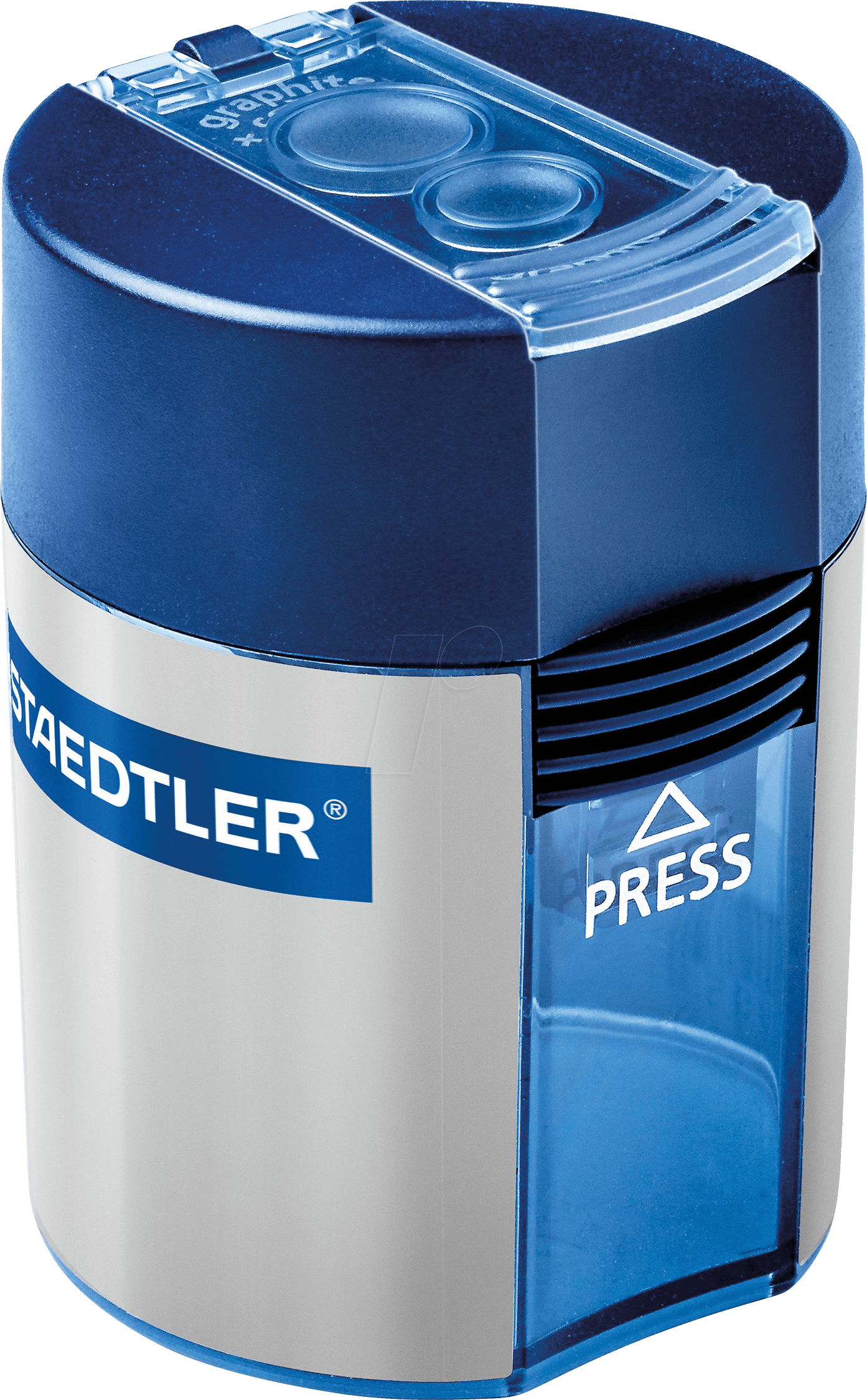 Double-hole Tub Sharpener Staedtler 512 - Staedtler Eraser (1393x2247), Png Download