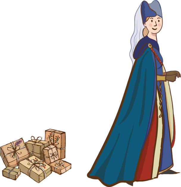 Present Ideas - Cartoon (608x626), Png Download
