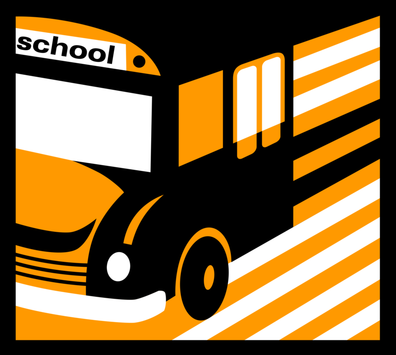 Vector Illustration Of Schoolbus Or School Bus Used - Bus (781x700), Png Download