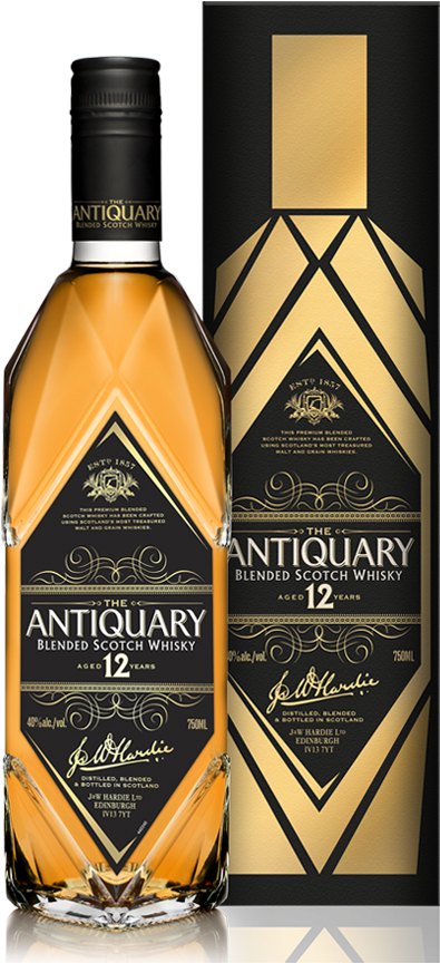 12 Year Old - Виски Antiquary Red (500x918), Png Download