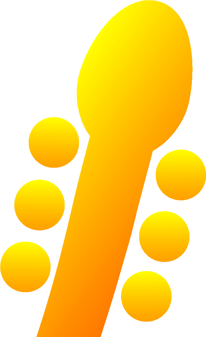 Orange And Yellow Hibiscus Clip Art Image - Circle (667x1074), Png Download