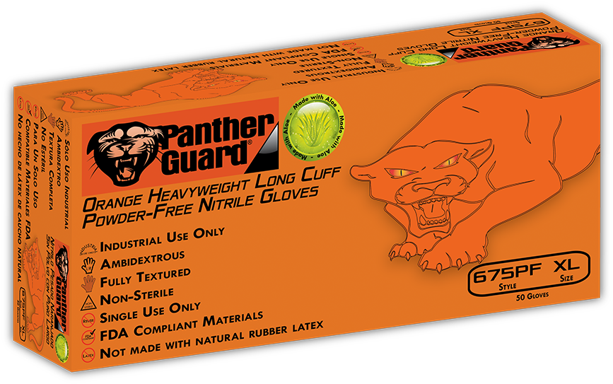 Powder-free Nitrile Disposable Gloves - Box (900x900), Png Download