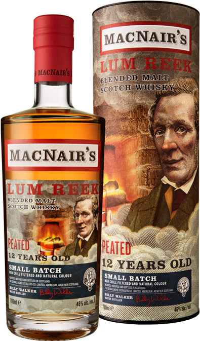 Learn More - Macnair's Lum Reek Peated Blended Malt (600x700), Png Download