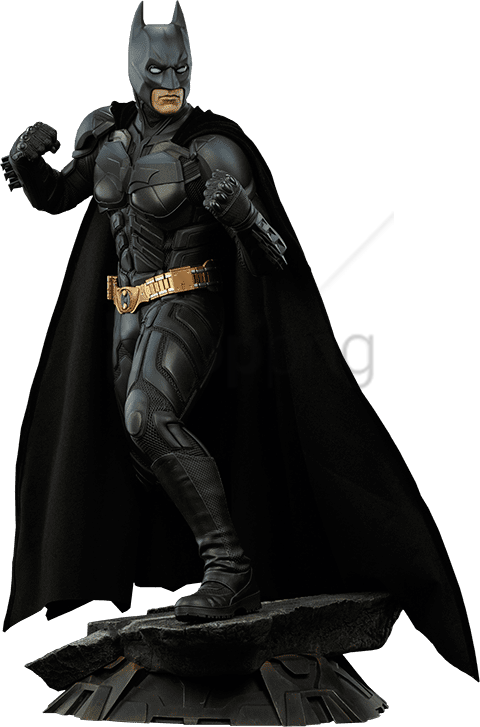 Free Png Batman Dark Knight Collectible Statue Png - Batman Dark Knight Collectible Statue (480x727), Png Download