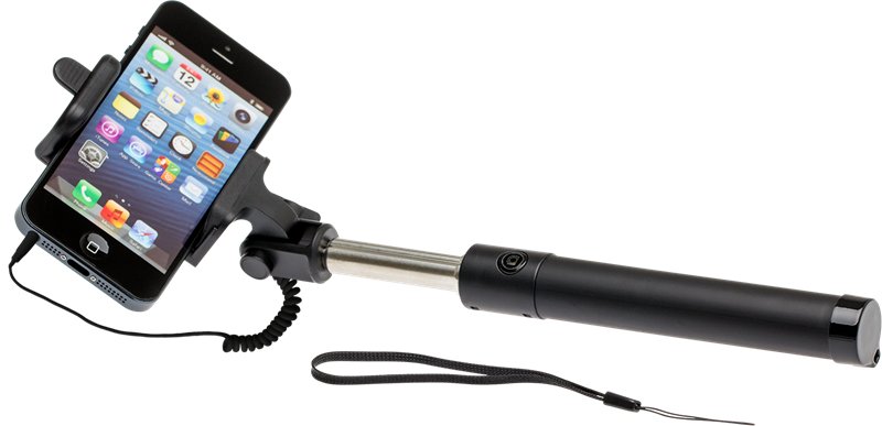 Izound Selfie Stick Wired Ism - Smartphone (800x387), Png Download
