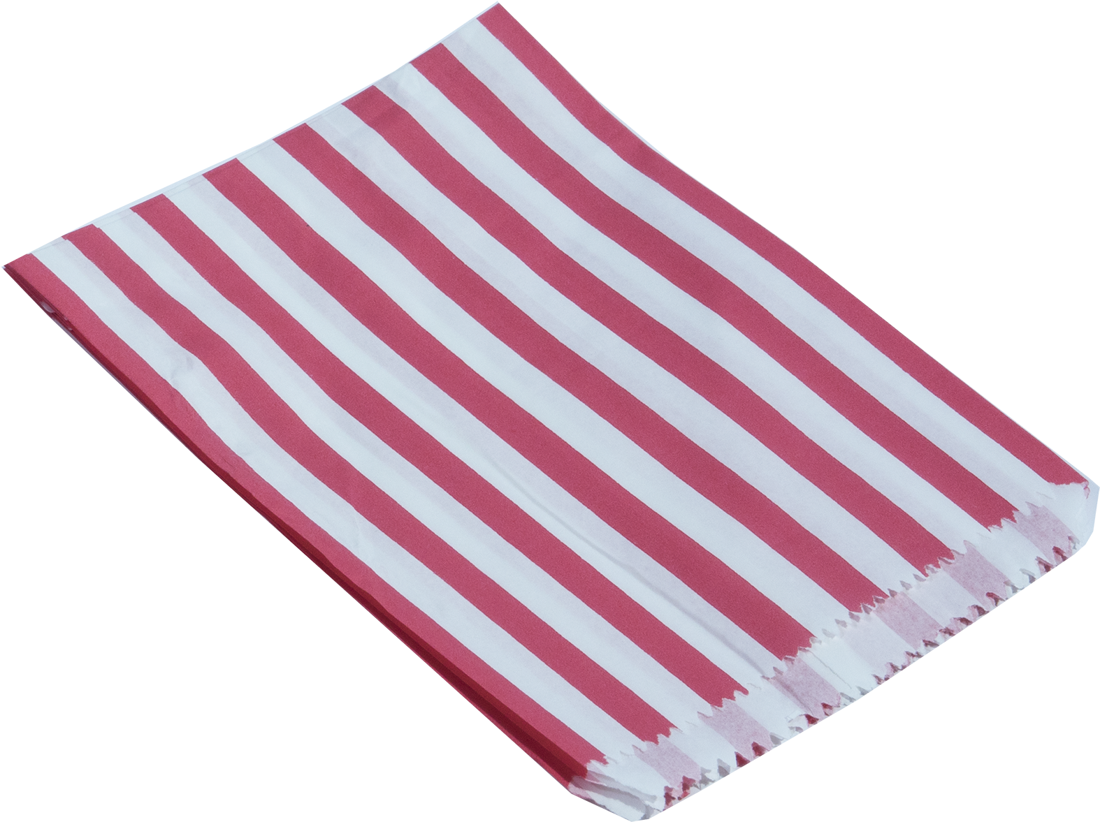 1000 5″ X 7″ Red & White Stripe Paper Bags - Sock (3000x2000), Png Download