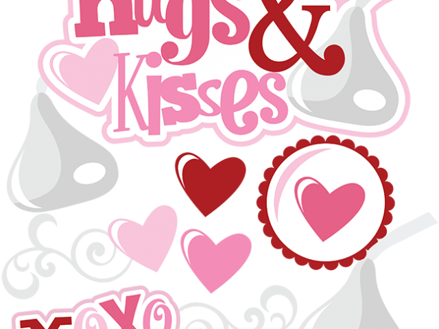 Hershey Kisses Cliparts - Valentines Day Scrapbook Clipart (640x480), Png Download