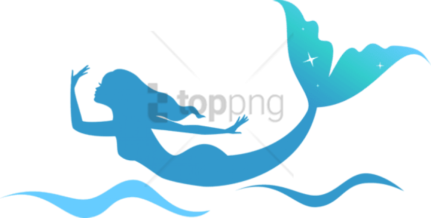 Free Png Mermaid Png Image With Transparent Background - Transparent Mermaid Clipart (850x430), Png Download