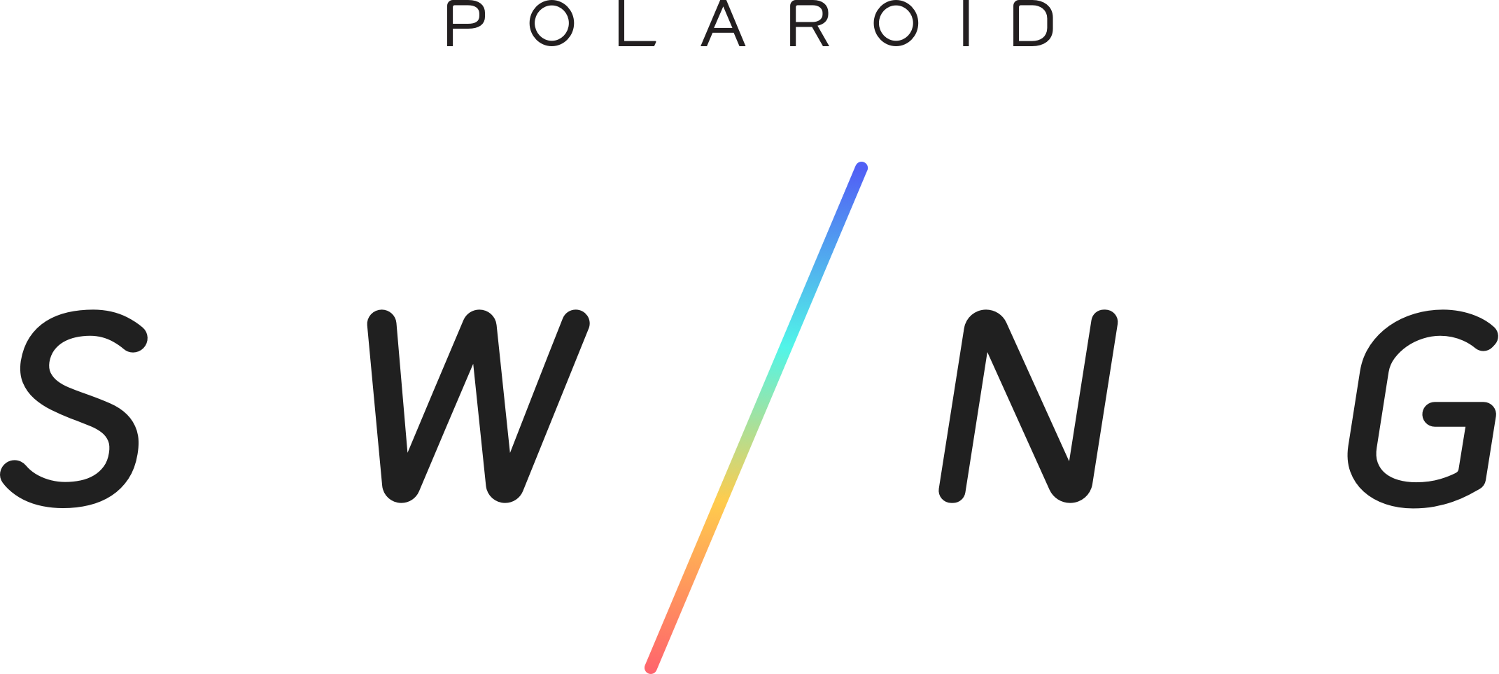 Polaro#swing Logo Large - Polaroid Swing (2142x963), Png Download