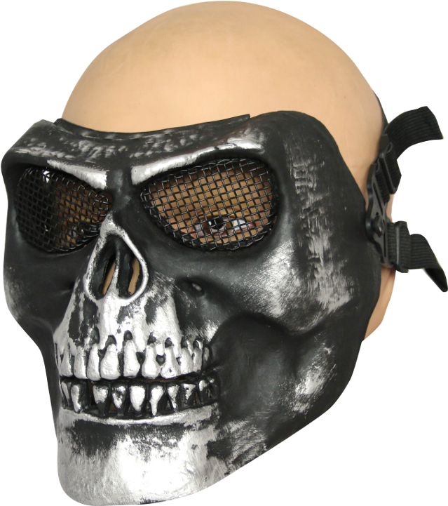 Hardshell Face Mask Skull - Mask (720x720), Png Download