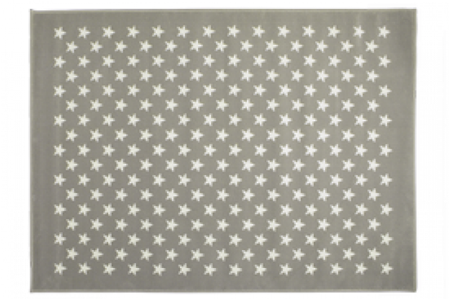 Lorena Canals Gulvteppe Estrellitas Grå - Dywan Niebieski W Gwiazdki (650x650), Png Download
