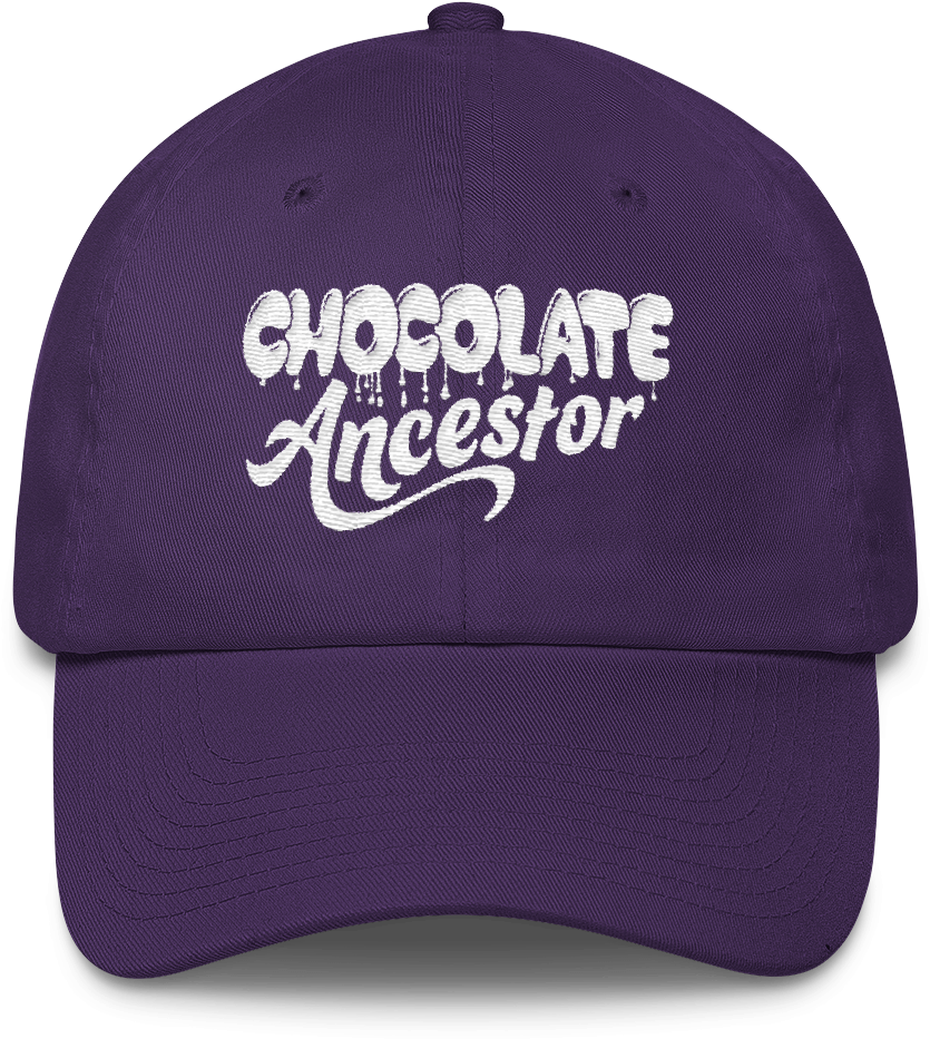 Chocolate Ancestor, Llc- Dripping Chocolate Ancestor - ÷ Dad Cap (1000x1000), Png Download