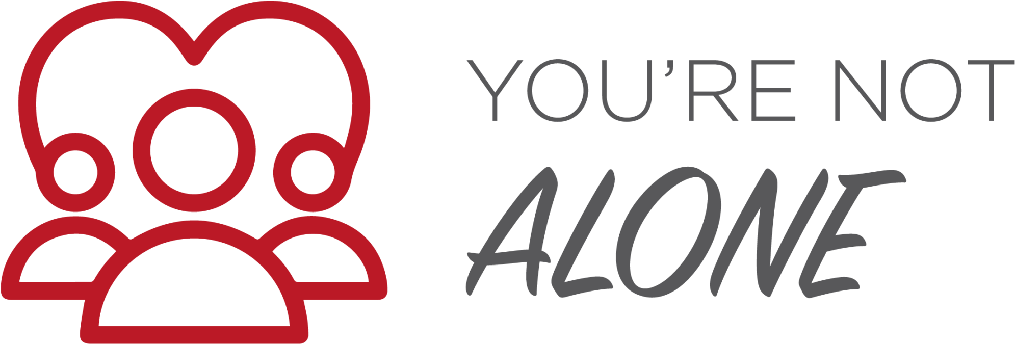 You Are Not Alone In Navigating Hiv - Hiv Support Group (2048x812), Png Download