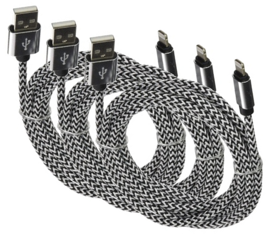 Braided Paracord Iphone Lightning Cable 3 Ft Wudn - Eiffel Tower (1003x849), Png Download