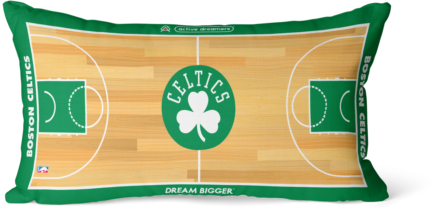 Boston Celtics Lumbar Pillow - Boston Celtics (2048x2048), Png Download