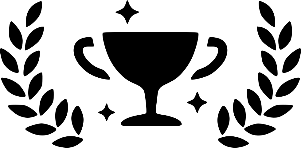 Laurel Wreath Medal Cup Prize Trophy Reward Comments - Huawei Solution Partner Logo (980x484), Png Download