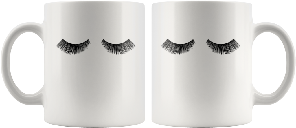 Eyelashes Coffee Mug - Mug (1024x1024), Png Download