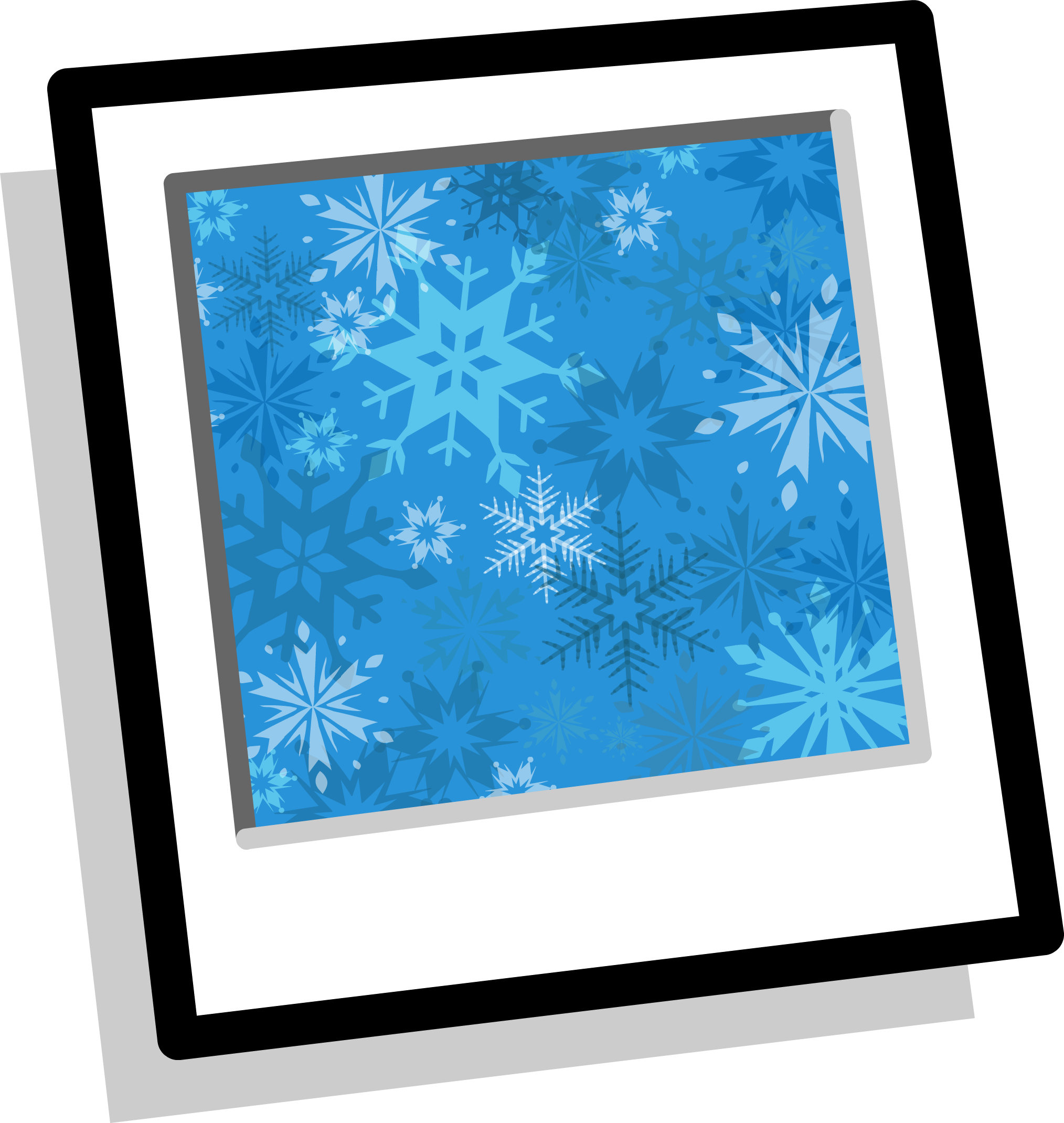 Snowflakes Background 2014 Icon - Icon (454x479), Png Download