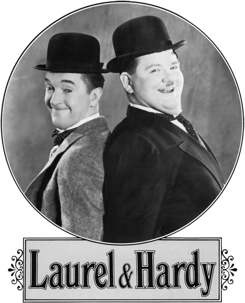 Laurel & Hardy - Silent Movies Laurel And Hardy (486x600), Png Download