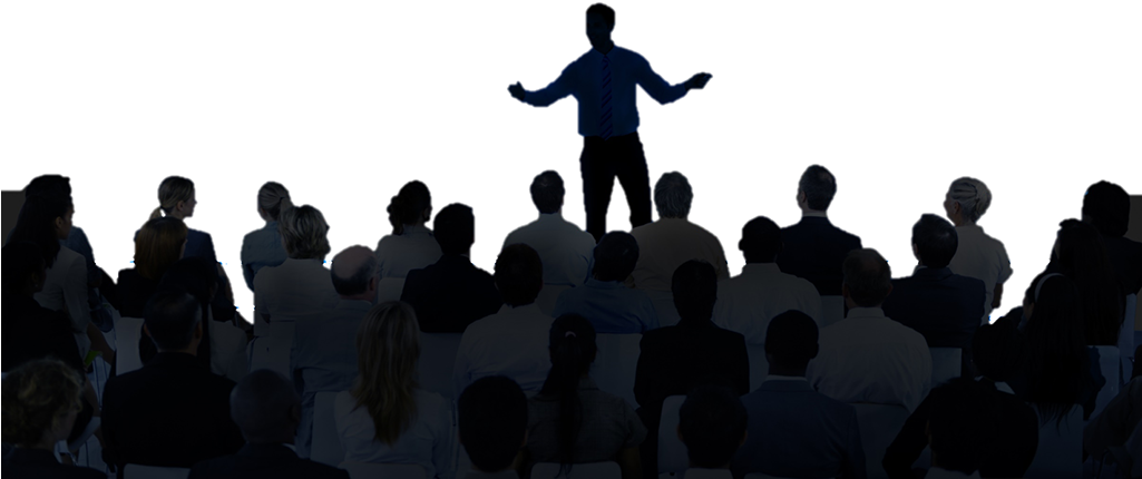 Coaching - Audience Sitting Silhouette Png (1024x653), Png Download