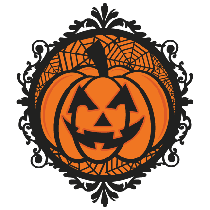 Jack O Lantern Frame Svg Scrapbook Cut File Cute Clipart - Scalable Vector Graphics (432x432), Png Download