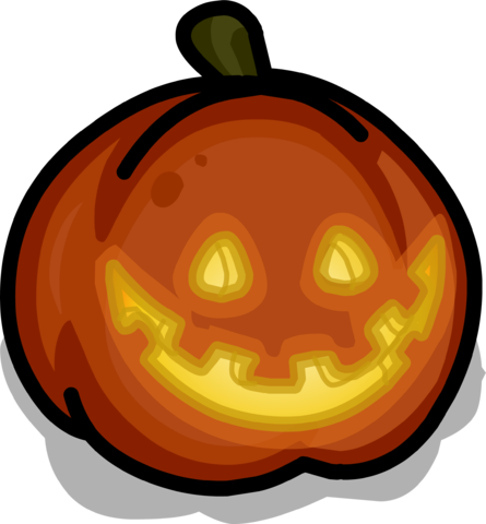 Spooky Jack O Lantern Sprite 006 - Club Penguin Jack O Lantern (445x480), Png Download