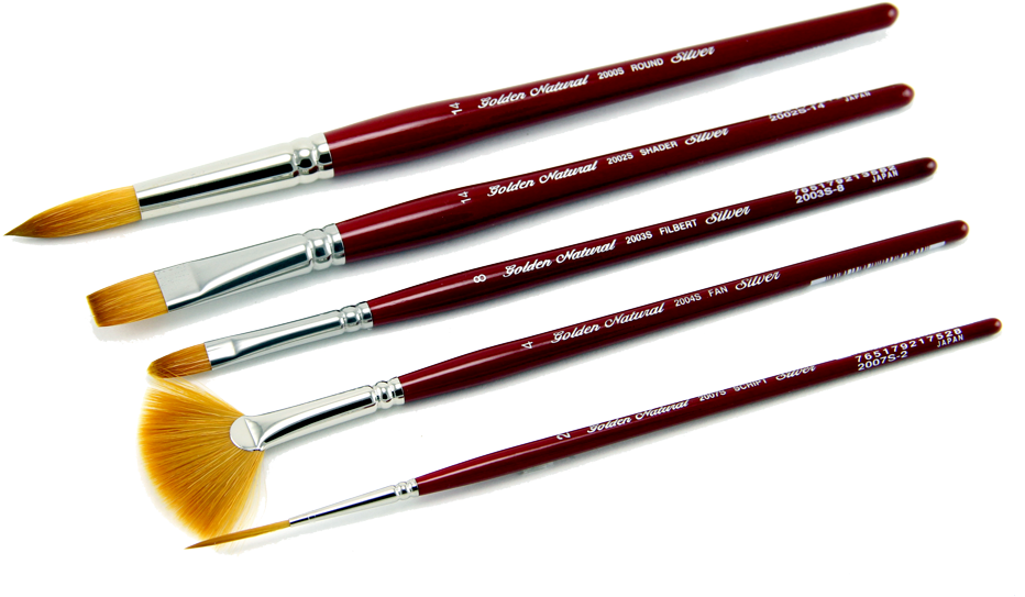 View Larger Image - Golden Natura Silver Brush (1000x612), Png Download