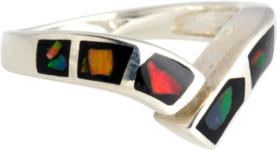 Brenna Sterling Silver Ribbon Elements Ring By Korite - Korite (1200x719), Png Download