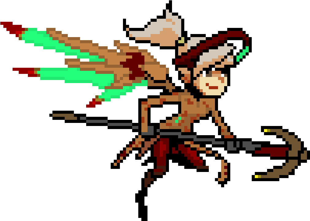 Fortune Mercy Custom Pixel Spray - Mercy Overwatch Pixel Gif (1140x750), Png Download
