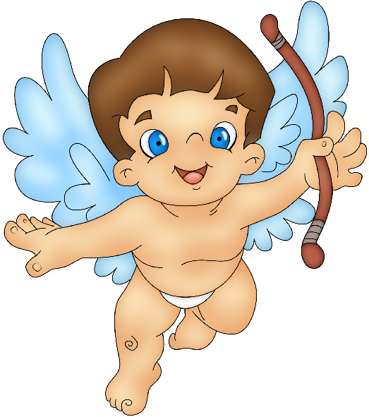 Cupid Boy And Girl - Boy Angel Clipart In Png (600x600), Png Download