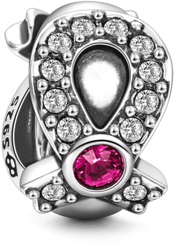 Pink Ribbon Stopper (750x750), Png Download