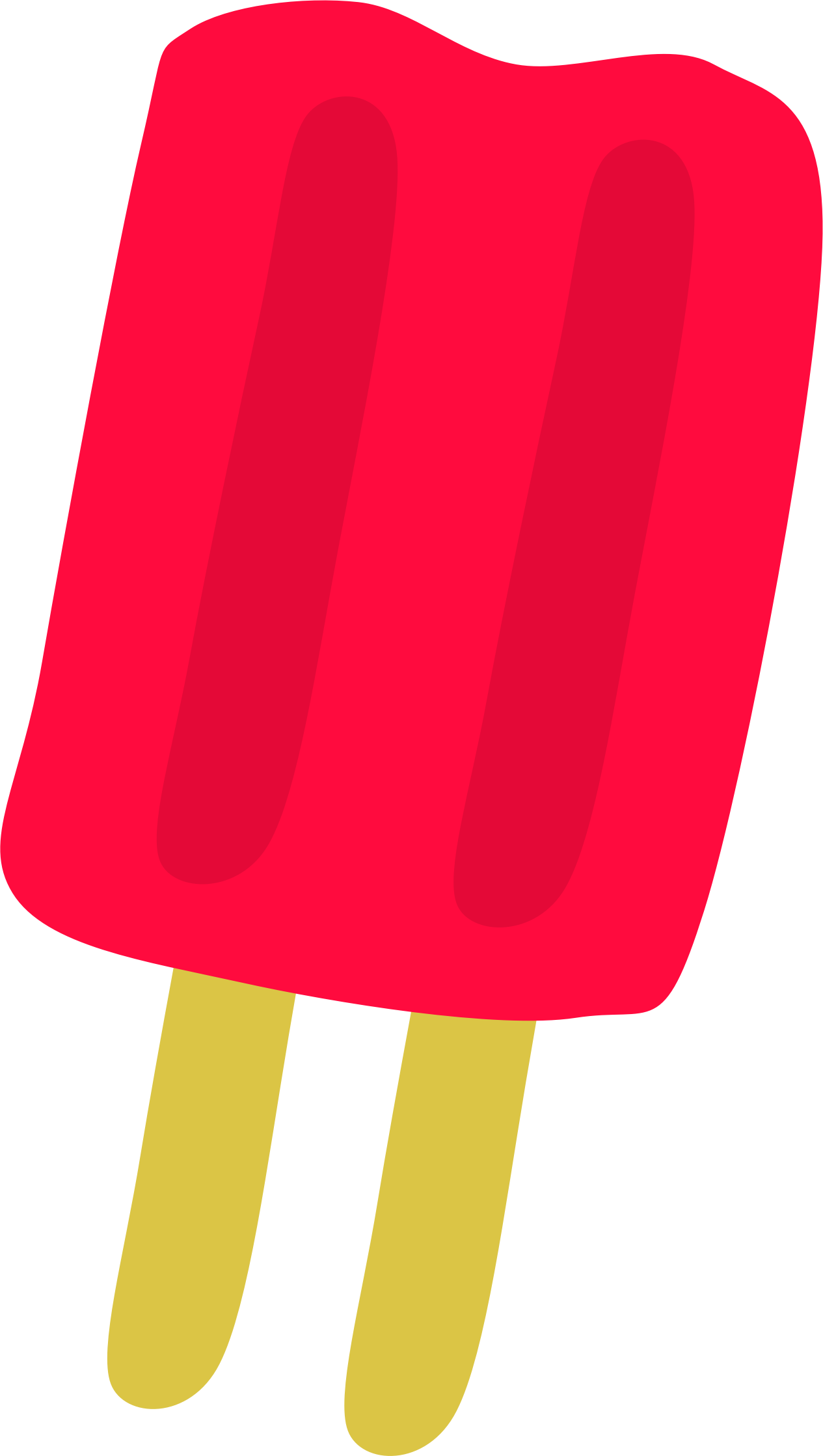 Red Icons Free And Clip Freeuse Stock - Popsicle Clipart (1265x2237), Png Download