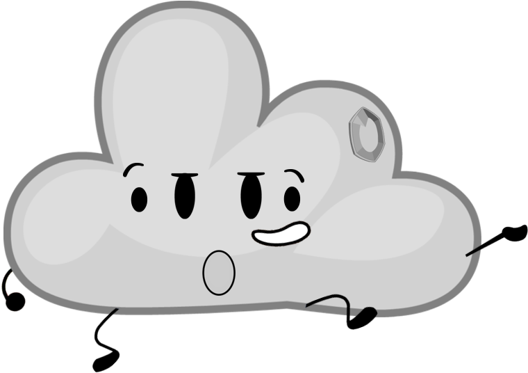 Rainy Cloud - Rain (784x541), Png Download