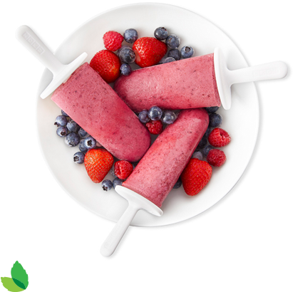 Berry Medley Popsicles Recipe With Truvía® Natural - Truvia (460x553), Png Download