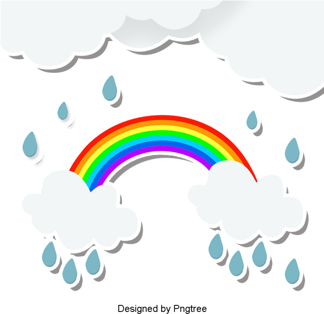 Beautiful, Cool, Cartoon, Hand-painted, Lovely, Clouds, - Graphic Design (640x640), Png Download