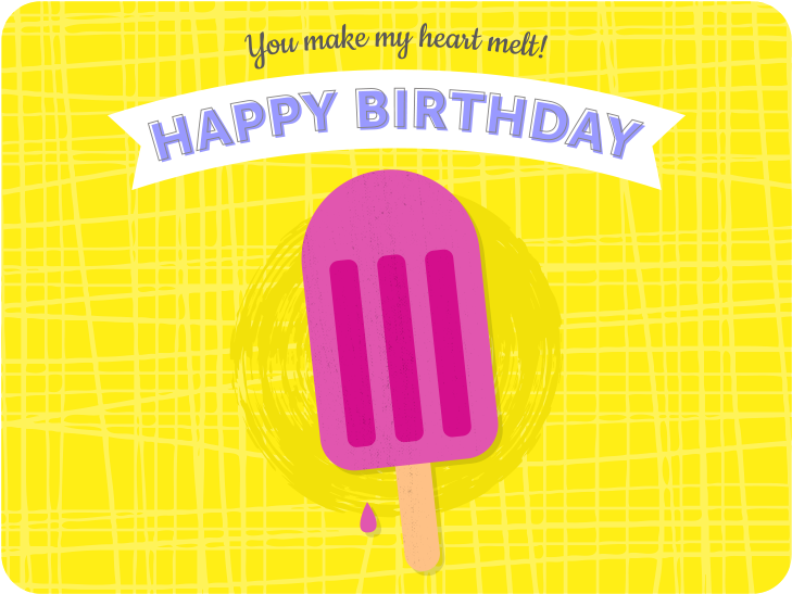 Popsicle Birthday 2x - Graphic Design (800x600), Png Download