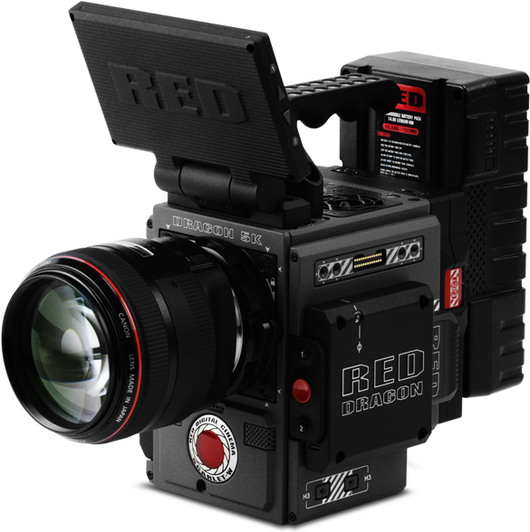 Scarlet W Weapon Body With V Lock - Red Camera Scarlet W (600x600), Png Download