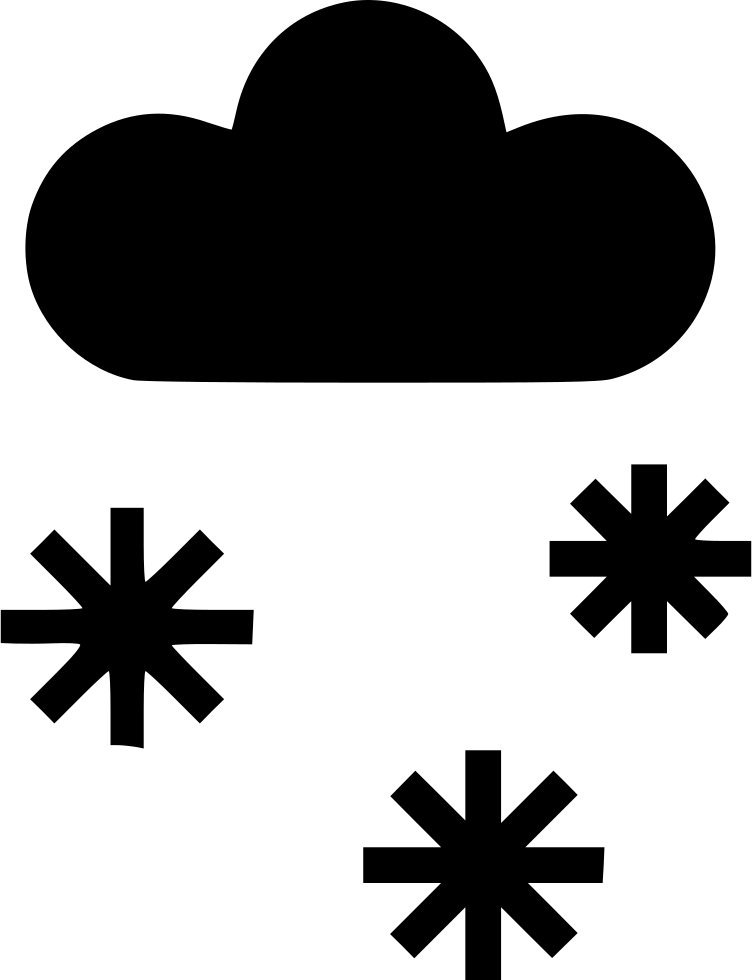 Png File - Snow Symbol For Weather (752x980), Png Download