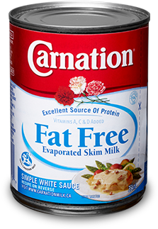 Carnation® Fat Free Evaporated Skim Milk - Carnation Fat Free Evaporated Skim Milk (566x406), Png Download