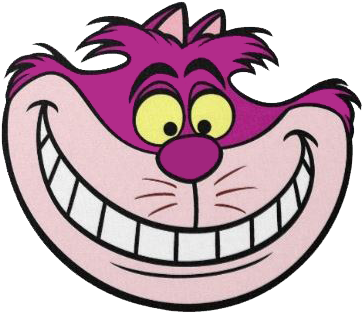 Graphic Black And White Cheshire Isa Pinterest And - Cheshire Cat Face Clip Art (378x328), Png Download